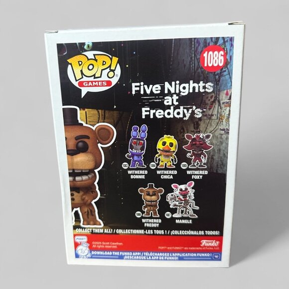 Funko POP! FNAF Five Nights At Freddy’s Withered Freddy Fazbear Figure #1086! - Picture 5 of 8